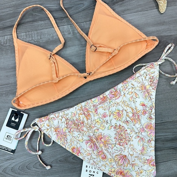 ☀️RIP CURL☀️ BILLABONG☀️ PREMIUM SURF BANDED FOED TRY DAY DREAMIN HIKE BIKINI - Picture 15 of 16